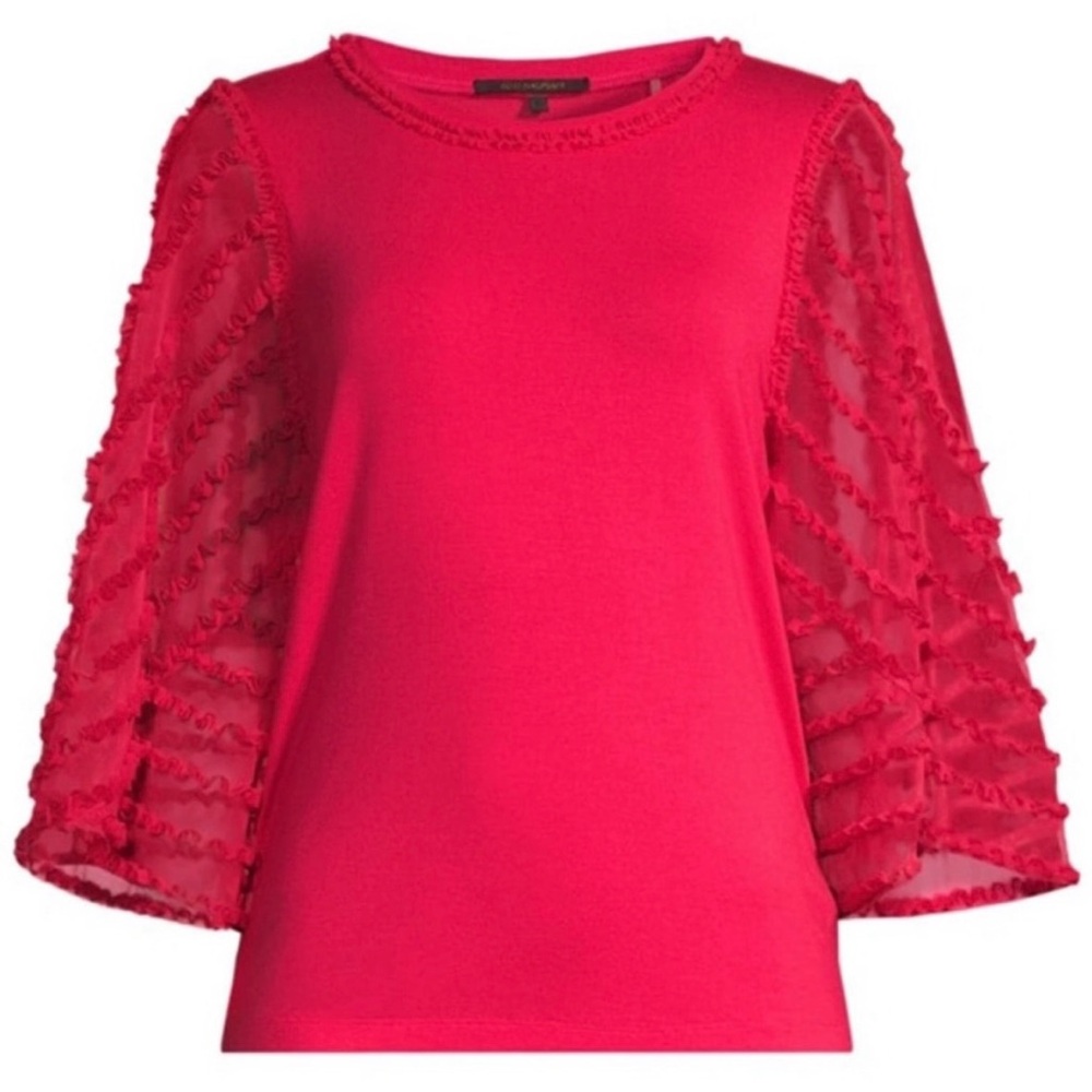 Kobi Halperin Odella blouse. EUC. Size L. Fuschia